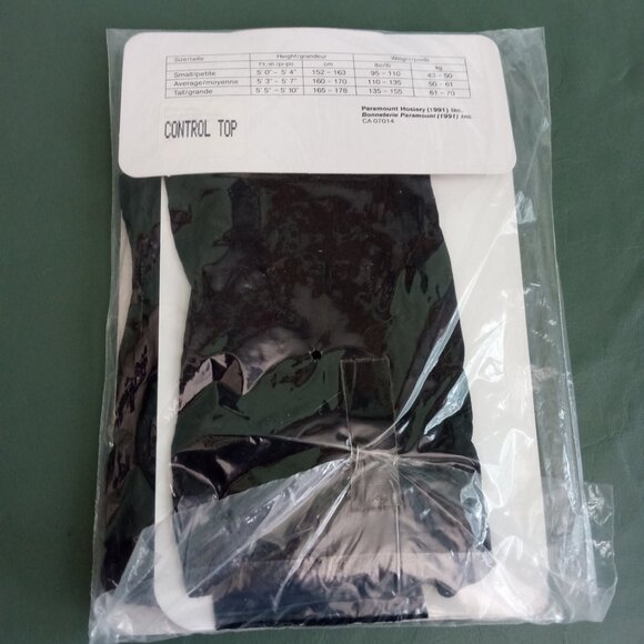 Cameo Ultrafine Plus Panty Hose Stocking 70's Night Shade 160-200 lbs Vintage - Picture 8 of 10